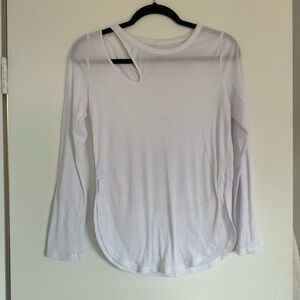 Alo white long sleeve